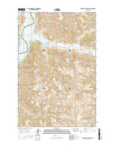 Germaine Coulee East 2017 topographic map thumbnail