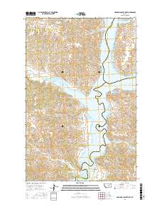 Germaine Coulee West 2017 topographic map thumbnail