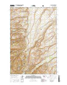 Gipsy Lake 2017 topographic map thumbnail