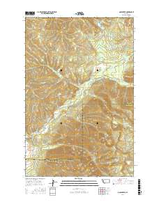 Gold Creek 2017 topographic map thumbnail