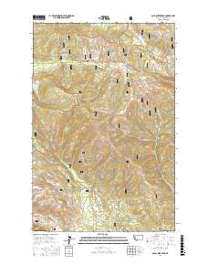 Gold Creek Peak 2017 topographic map thumbnail