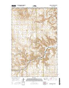 Goodale Coulee 2017 topographic map thumbnail