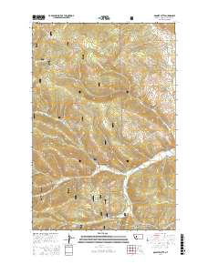 Granite Butte 2017 topographic map thumbnail