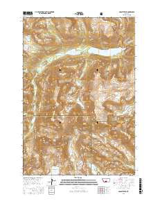 Granite Peak 2017 topographic map thumbnail