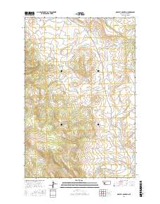 Gravely Mountain 2017 topographic map thumbnail