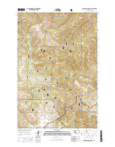Greenhorn Mountain 2017 topographic map thumbnail