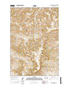 Griffin Coulee SW 2017 topographic map thumbnail