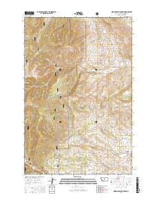 Woodhurst Mountain 2017 topographic map thumbnail