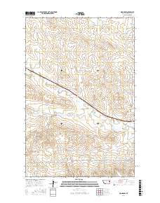 Woodrow 2017 topographic map thumbnail