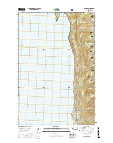 Woods Bay 2017 topographic map thumbnail