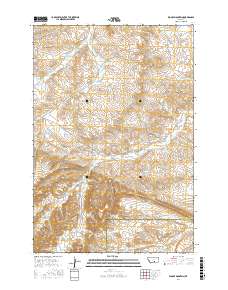 Woody Mountain 2017 topographic map thumbnail