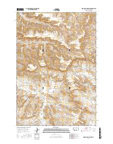 Woody Mountain NW 2017 topographic map thumbnail