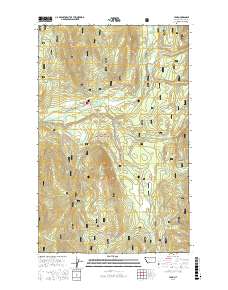 Yaak 2017 topographic map thumbnail