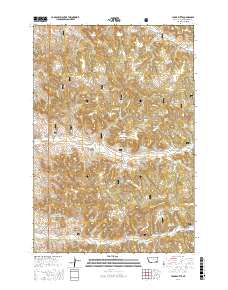 Yager Butte 2017 topographic map thumbnail