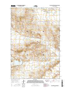 Yellow Water Reservoir 2017 topographic map thumbnail