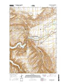 Yellowtail Dam 2017 topographic map thumbnail