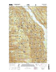Yew Creek 2017 topographic map thumbnail
