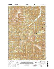Yogo Peak 2017 topographic map thumbnail
