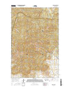 Zortman 2017 topographic map thumbnail
