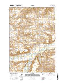Absarokee 2017 topographic map thumbnail