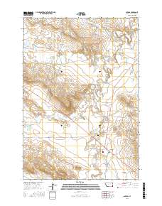 Alzada 2017 topographic map thumbnail
