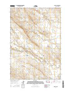 Alzada NW 2017 topographic map thumbnail