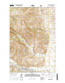 Anaconda North 2017 topographic map thumbnail