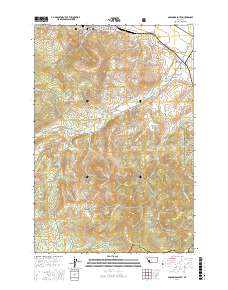 Anaconda South 2017 topographic map thumbnail