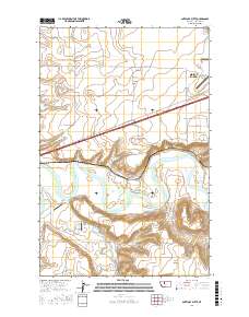Antelope Butte 2017 topographic map thumbnail