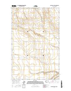 Antelope Coulee SW 2017 topographic map thumbnail