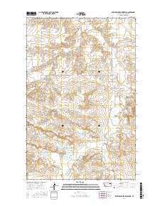 Antelope Creek Reservoir 2017 topographic map thumbnail
