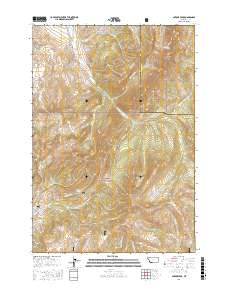 Antone Peak 2017 topographic map thumbnail