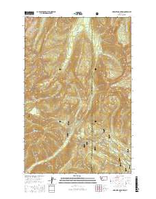 Arrastra Mountain 2017 topographic map thumbnail