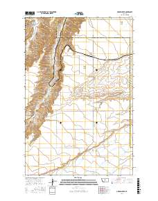 Arrow Creek 2017 topographic map thumbnail