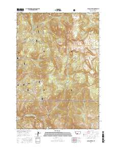 Ash Mountain 2017 topographic map thumbnail