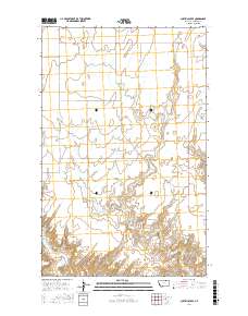 Austin Coulee 2017 topographic map thumbnail