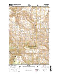 B K Ranch 2017 topographic map thumbnail