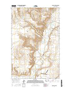 Badger Creek 2017 topographic map thumbnail