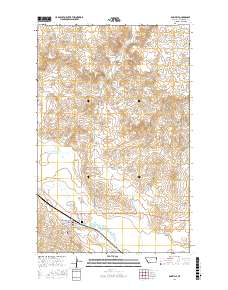 Bainville 2017 topographic map thumbnail