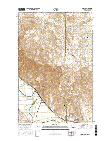 Bainville SE 2017 topographic map thumbnail