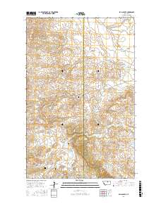 Ball Coulee 2017 topographic map thumbnail