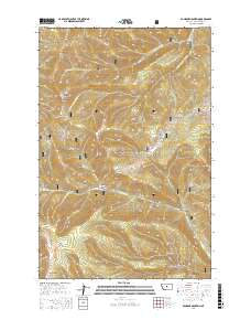 Bandbox Mountain 2017 topographic map thumbnail