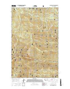 Banfield Mountain 2017 topographic map thumbnail