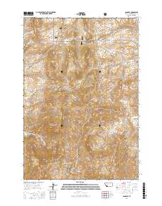 Bannack 2017 topographic map thumbnail