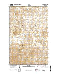 Barber Butte 2017 topographic map thumbnail