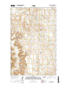 Barber Coulee 2017 topographic map thumbnail