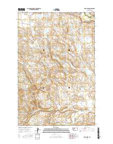 Barr Creek 2017 topographic map thumbnail