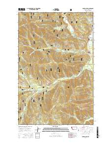 Barren Peak 2017 topographic map thumbnail