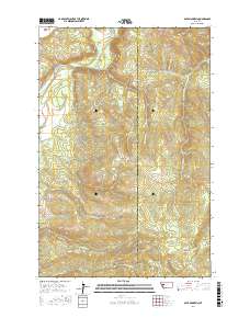 Bata Mountain 2017 topographic map thumbnail