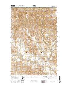 Bateman Coulee 2017 topographic map thumbnail